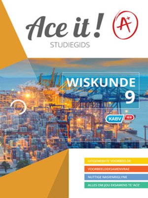 cover image of Ace It! Wiskunde Graad 9